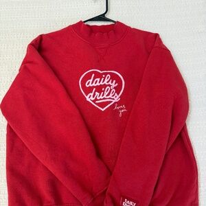 daily drills valentine’s day sweatshirt